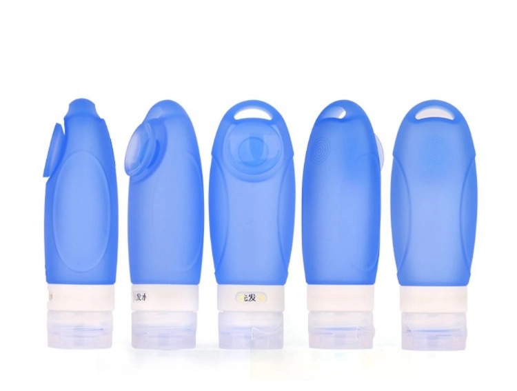 Reusable Eco Friendly Lotion Leak Proof Soft Size Shower Shampoo Designer Silicone Bottle Mold Cosmetics Makeup Squeeze