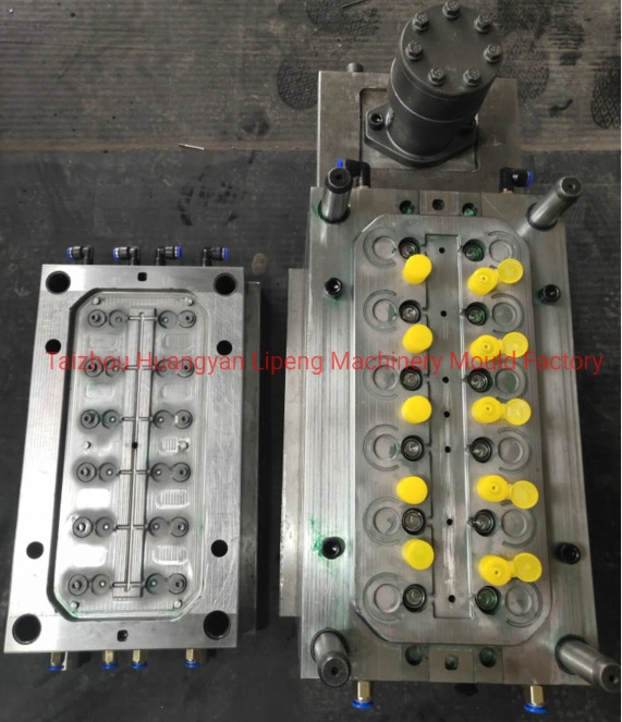 Hot Selling 8 Cavity Plastic Cosmetic Tube Flip Top Cap Injection Mould
