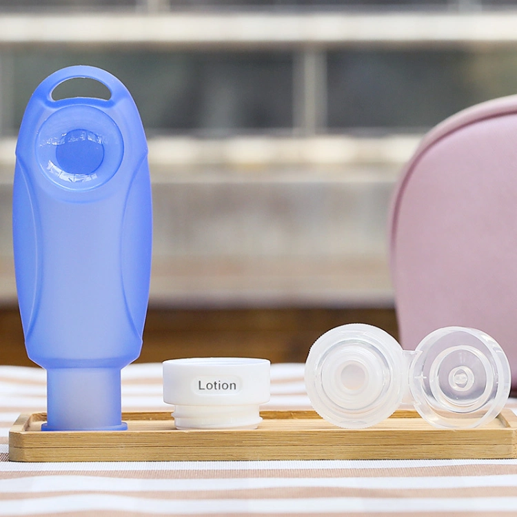 Reusable Eco Friendly Lotion Leak Proof Soft Size Shower Shampoo Designer Silicone Bottle Mold Cosmetics Makeup Squeeze
